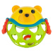 Canpol Babies Interaktivní hračka Canpol Babies, míček s chrastítkem - Medvídek - zelený