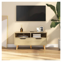 vidaXL TV skříňka dub sonoma 90 x 40 x 48,5 cm kompozitní dřevo