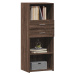 vidaXL Skříň highboard hnědý dub 45 x 42,5 x 124 cm kompozitní dřevo