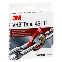 3M™ VHB™ Oboustranně silně lepicí akrylová páska 4611, tmavošedá, 19 mm x 3 m v blistru