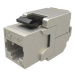 Konektor keystone Solarix SXKJ-10G-STP-BK-SA Cat.6A STP RJ45