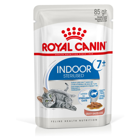 Royal Canin Indoor Sterilised 7+ v omáčce - 24 x 85 g