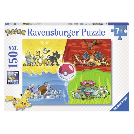 Ravensburger Druhy Pokémonů 150 dílků