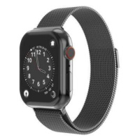 SWISSTEN řemínek Milánský tah pro Apple Watch 38-40 mm černý