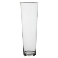 Váza kónická skleněná 15cm