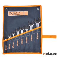 NEO TOOLS sada očkoplochých klíčů 6-19mm, 8ks, 09-751