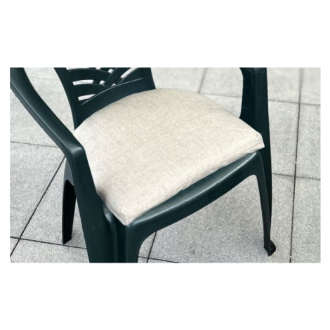 Malý polstr na židli, tmavě béžový melír FOR LIVING