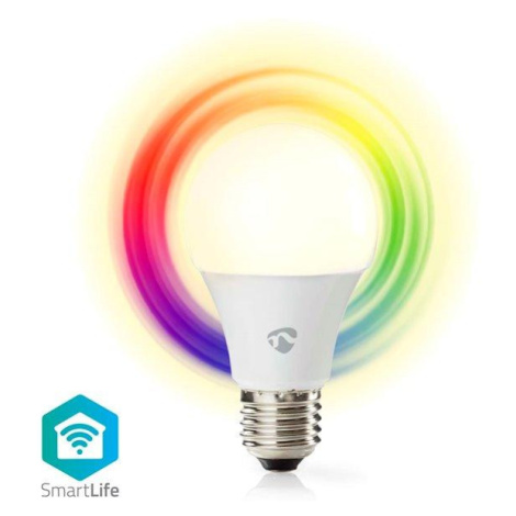 Nedis WIFILRC10E27 - SmartLife LED žárovka | Wi-Fi | E27 | 806 lm | 9 W | RGB / Warm to Cool Whi