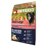 ONTARIO Dog Adult Large Chicken & Potatoes & Herbs 2,25 kg