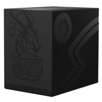 Krabička na karty Dragon Shield Double Shell Shadow - Black/Black