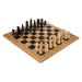 Popron.cz Dřevěná stolní hra, šachy, cca 28,5 x 28,5 cm,