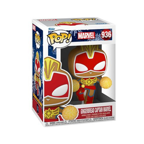 Funko POP! Marvel Holiday Gingerbread Captain Marvel