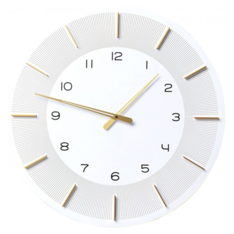 KARE Design Nástěnné hodiny Lio - bílé, Ø60cm