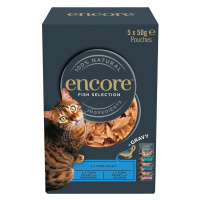 Encore Cat Gravy Pouch Mix 20 × 50 g - výhodné balení - Fisch-Auswahl (3 Sorten)