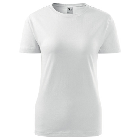 Dámské tričko krátký rukáv - bílé, velikost L