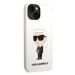 Karl Lagerfeld KLHCP14MSNIKBCH hard silikonové pouzdro iPhone 14 PLUS 6.7" white Silicone Ikonik