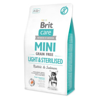 BRIT Care Mini Grain Free Light & Sterilised granule pro kastrované mini psy 1 ks, Hmotnost bale