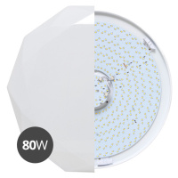 Ecolite LED sv. nástěnné 80cm, 80W, dálk.ovl., 7300lm, bílé WZSD-80/80W/LED