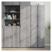 vidaXL Skříň highboard betonově šedá 45x42,5x185 cm kompozitní dřevo