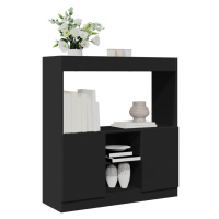 vidaXL Skříň highboard černá 92 x 33 x 100 cm kompozitní dřevo