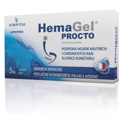 HemaGel PROCTO čípky 5ks Apotex