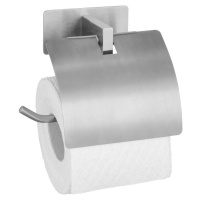 Samodržící držák na toaletní papír z nerezové oceli v matně stříbrné barvě Genova – Wenko