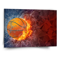 Sablio Obraz Basketbalový míč - 150x110 cm