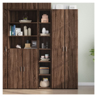 vidaXL Skříň highboard hnědý dub 30 x 41 x 185 cm kompozitní dřevo