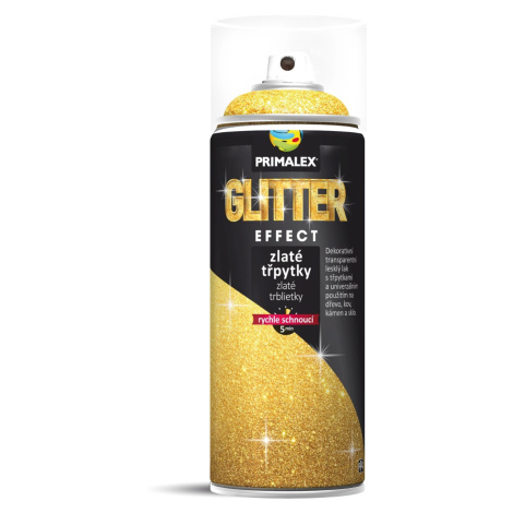 Primalex Lak ve spreji Glitter Effect zlatý 400 ml