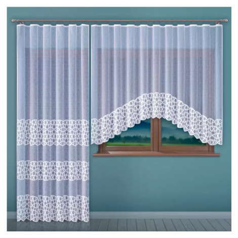 Kusová záclona CEZARIA G256/bílá/300x160 BAUMAX