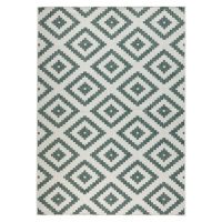 Zeleno-krémový venkovní koberec NORTHRUGS Malta, 200 x 290 cm