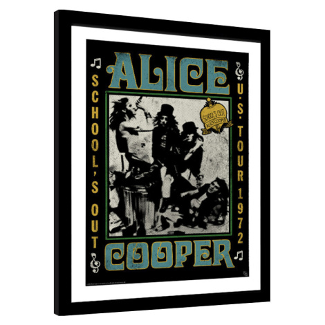 Obraz na zeď - Alice Cooper - School!s out Tour, 34 × 44.2 cm GB Eye