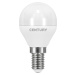 CENTURY LED MINI GLOBE ONDA 6W E14 3000K 470Lm 200d 45x81mm IP20 CEN ONH1G-061430