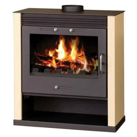 VICTORIA krbová kamna s výměníkem RUBIN B slonová kost