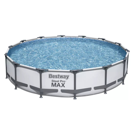 Nadzemní bazén kulatý Steel Pro MAX, kartušová filtrace, průměr 4,27m, výška 84cm Bestway
