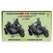 Model Kit military 3607 - German WWII Sidecar R12 with crew (1:35)