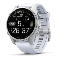 Garmin Fenix 8 43mm AMOLED Silver/Whitestone Band