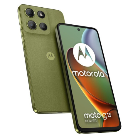 Motorola Moto G15 Power  8+256GB DS GSM tel. Iguana Green (Vegan Leather) Zelená