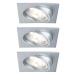 Paulmann Paulmann 92799 - SADA 3x LED/6,8W IP23 Koupelnové podhledové svítidlo COIN 230V