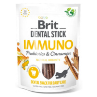 Pochoutka Brit Dental stick imunita s probiotiky a skořicí 7ks