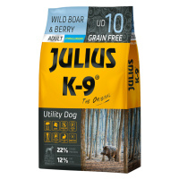 JULIUS K-9 Adult divočák a lesní plody - Výhodné balení: 2 x 10 kg