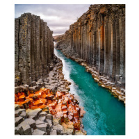 Fotografie Breathtaking view of Studlagil basalt canyon,, Kesu01, 35x40 cm