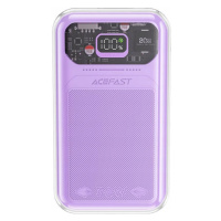 Acefast powerbanka 20000mAh Sparkling Series rychlonabíjení 30W fialová