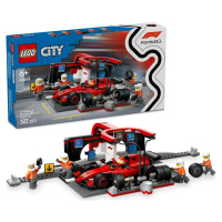 LEGO® City 60443 Zastávka v boxech F1® a personál s vozem Ferrari