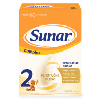 Sunar Complex 2 pokračovací kojenecké mléko 600 g