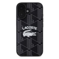 Lacoste Blend Monogram MagSafe Zadní Kryt pro iPhone 16 Pro Max Black