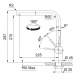 FRANKE 115.0628.210 FC 3791.503 ATLAS NEO kuchyňská baterie s vytahovací sprchou - celonerez ant