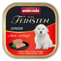 Výhodné balení Animonda vom Feinsten 24 x 150 g - Junior: hovězí & drůbeží