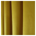 Dekorační velvet závěs s řasící páskou AURELIE 145x250 cm, mustard/hořčicová (cena za 1 kus) MyB