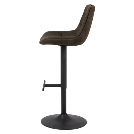 Barová židle ADISA hnědá/černá